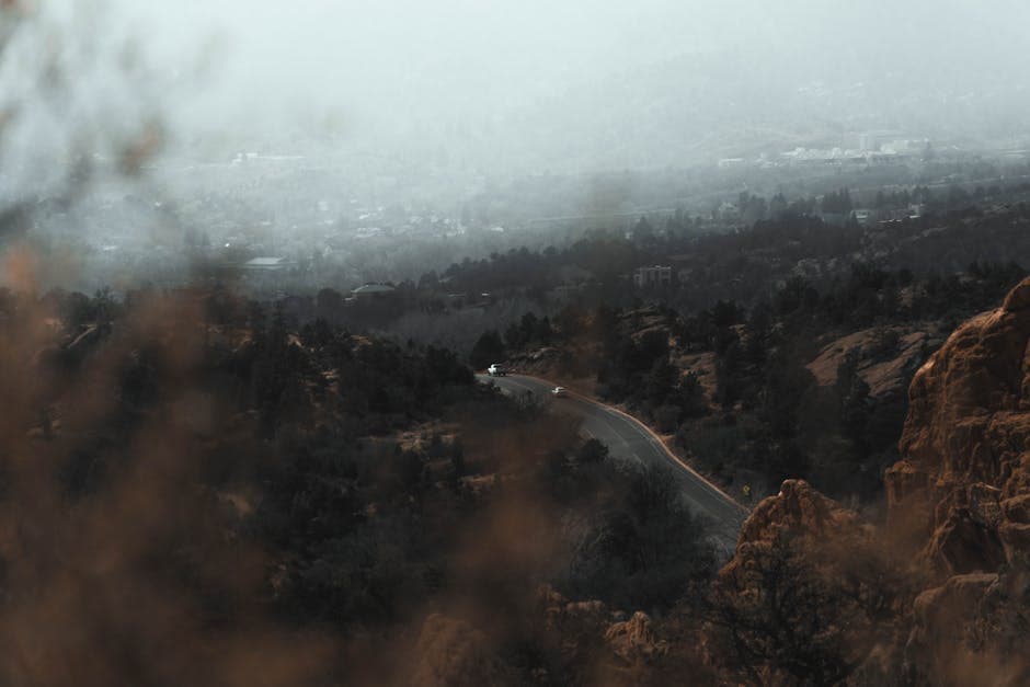 Pikes Peak and downtown Colorado Springs