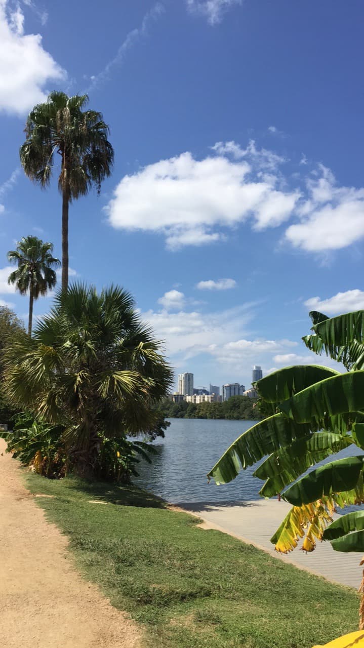 Lady Bird Lake hike-and-bike trail near downtown Austin