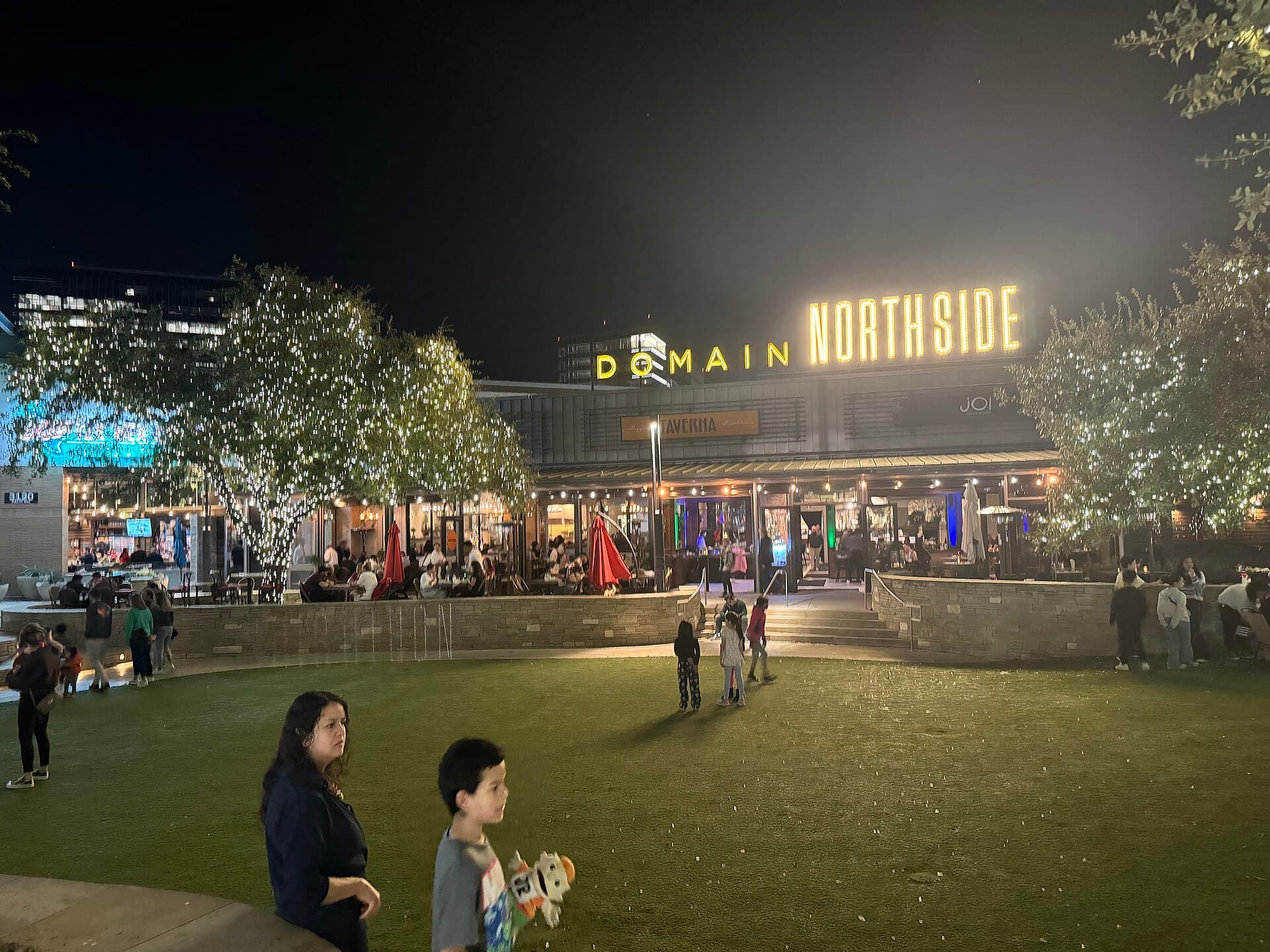 The Domain lifestyle district in north Austin